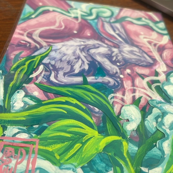 Small original art! On sale! by me! - Picture 2 of 3